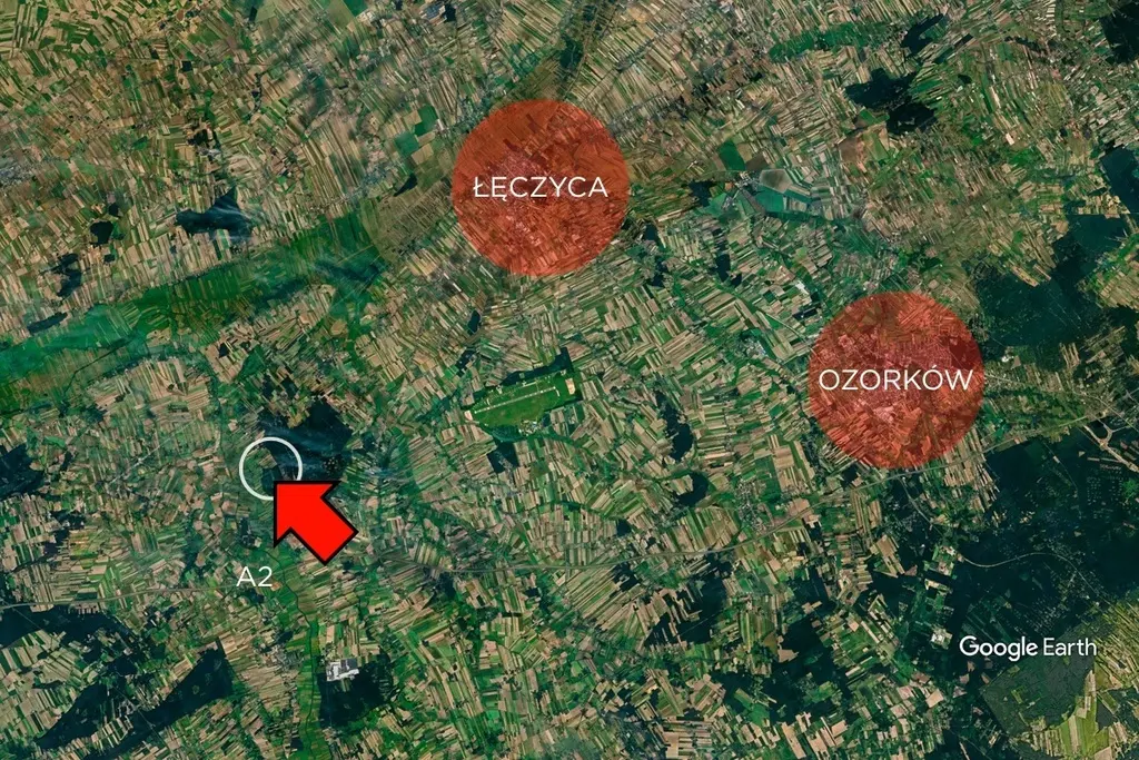 111588271 Działka budowlana 3116 m² z WZ, Podłęże gm. Świnice Warckie