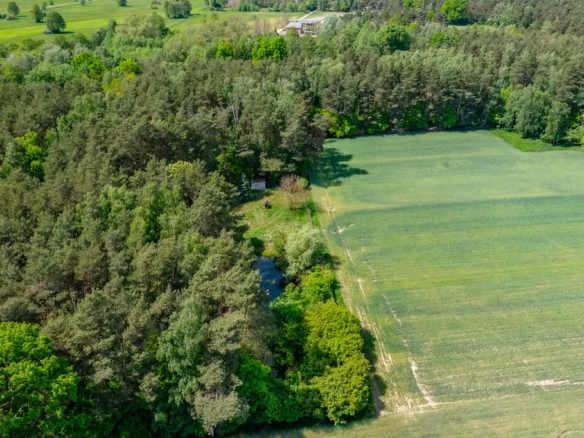 Działka budowlana 2300 m² ze stawem w Górach Prusinowskich