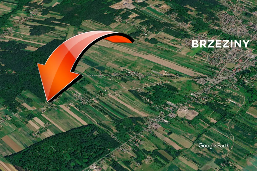 Działka budowlana 1513 m² Polik z MPZP blisko Łodzi