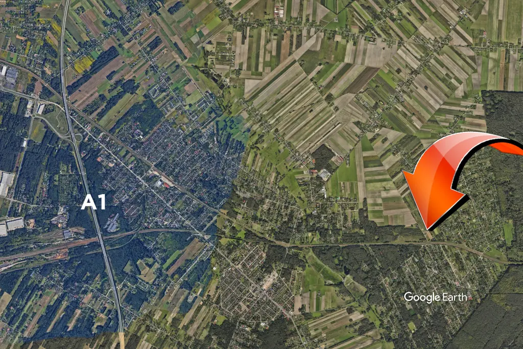113860596 Działka budowlana Justynów 1299 m² z pozwoleniem i mediami