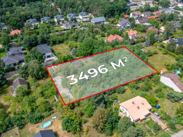 Działka budowlana Łódź Złotno 3496 m² pod osiedle domów