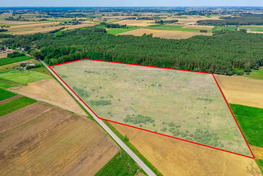 Działka inwestycyjna 9 ha z MPZP – Parzęczew pod Łodzią