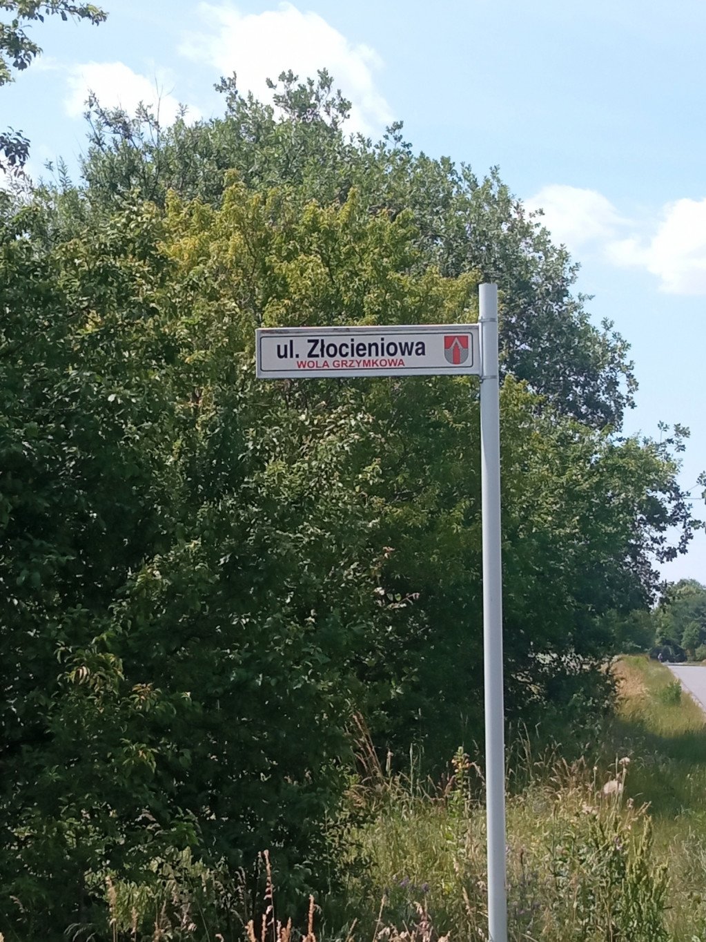 Działka budowlana 1780 m2 – Wola Grzymkowa
