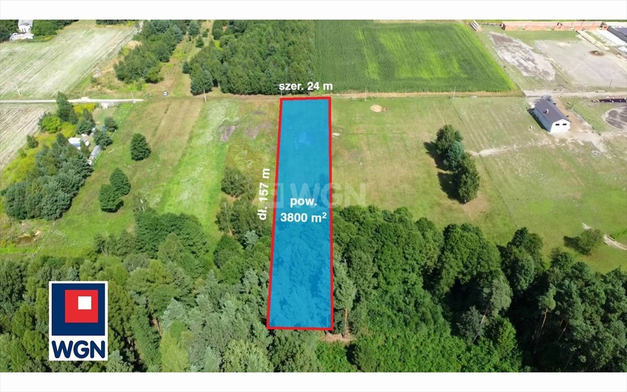 Działka rekreacyjna 3800 m² – Kłobuck, ul. Klonowa