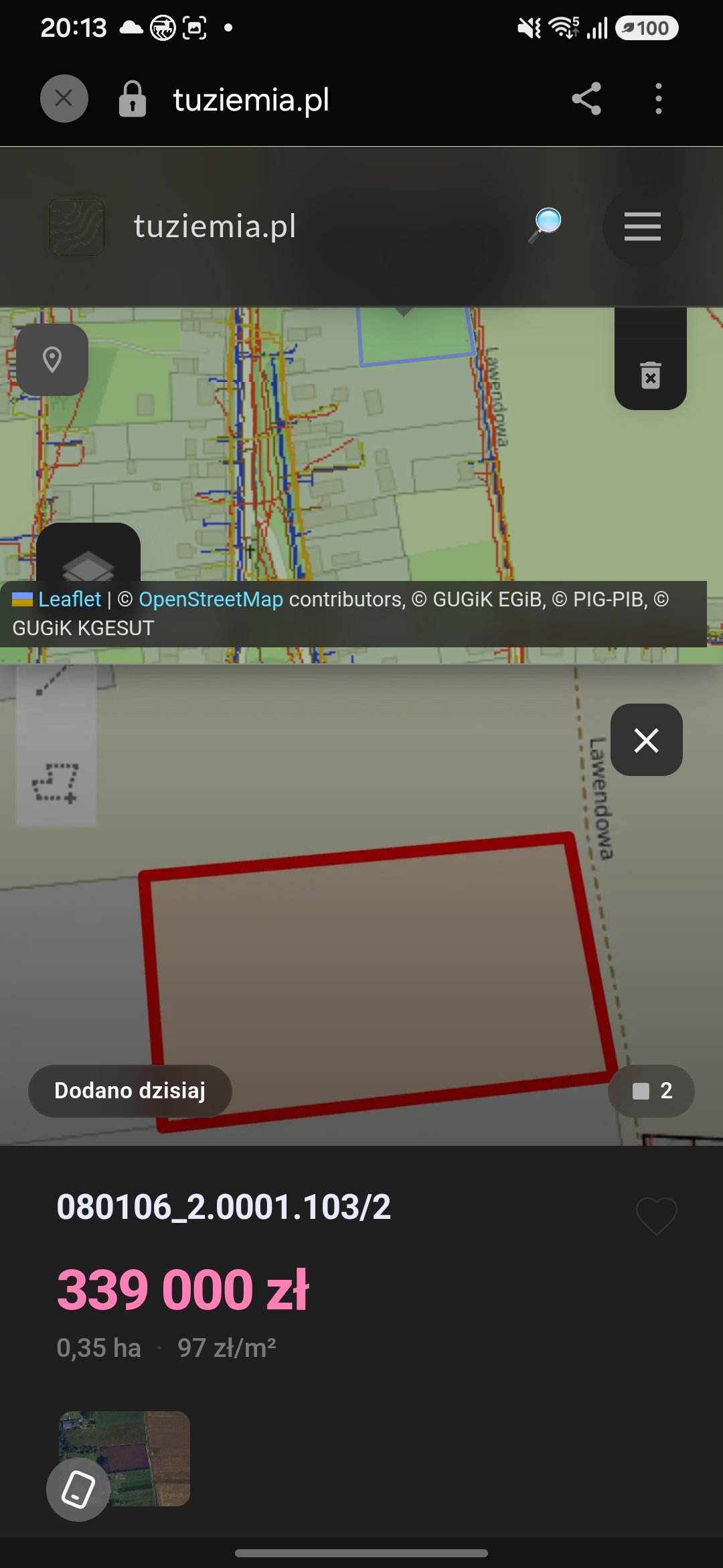 Na sprzedaż ziemia w Wawrowie