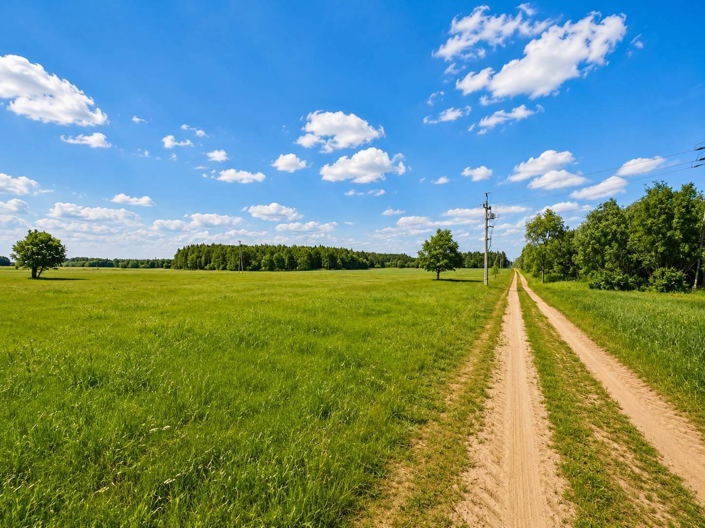 Działki 1100 m² w lesie brzozowym gm Dobre