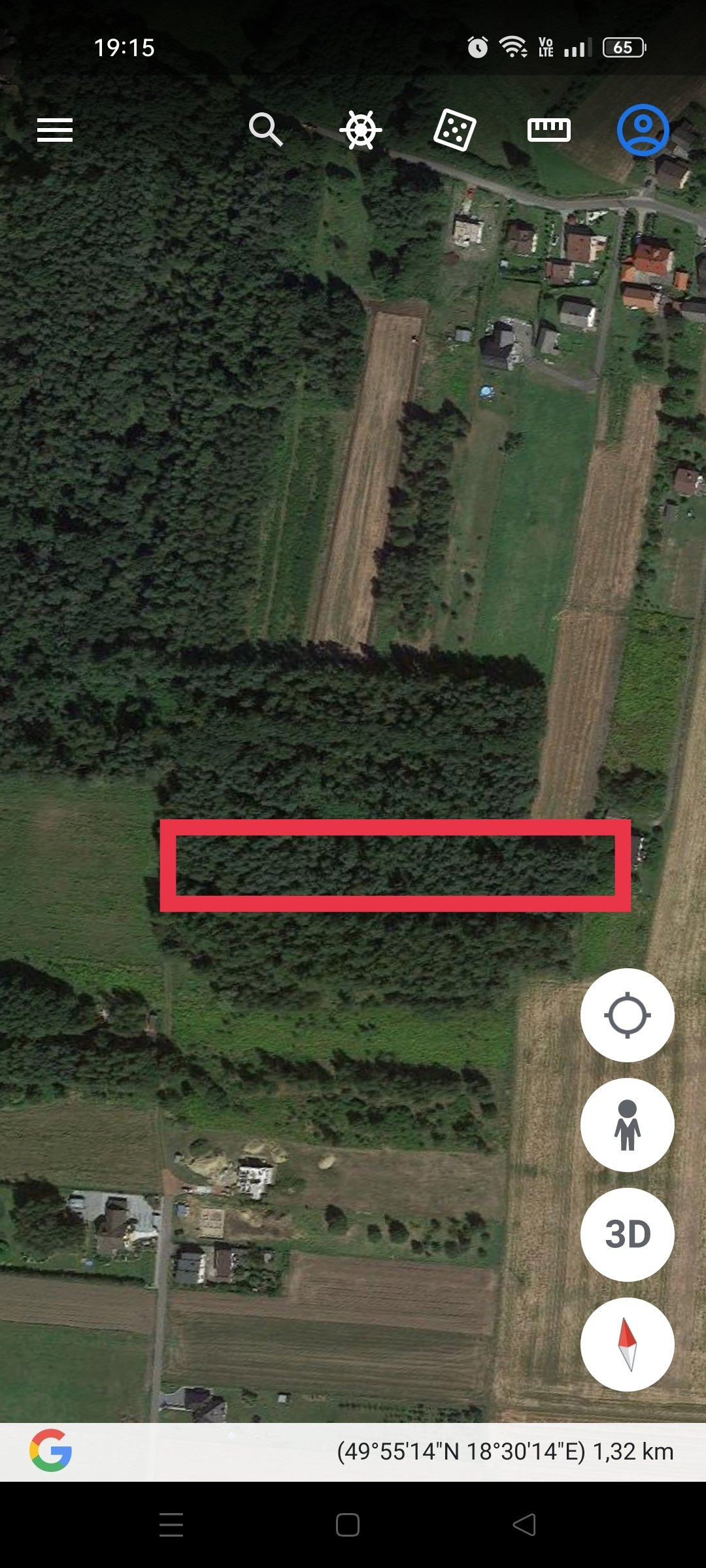 Działka leśna