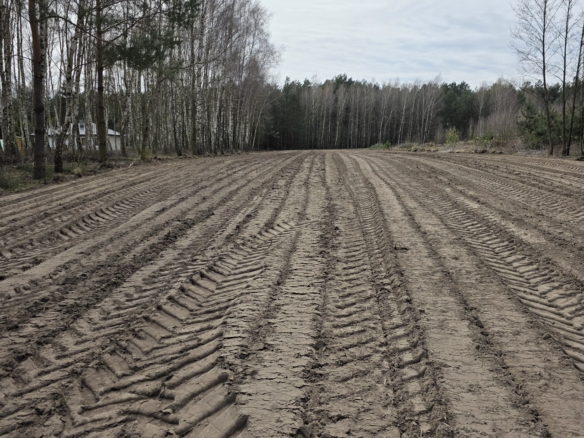 Budowlana 3000m2 Ostrowek,gm Galewice z pozwoleniem na budowę i projektami domów.